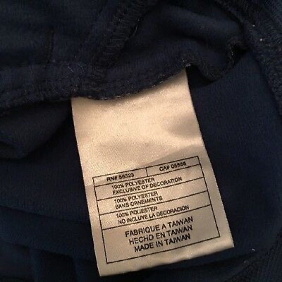 Nike Track Jacket XL Hooded blue with yellow trim - Picture 6 of 7